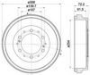 PAGID 61402 Brake Drum